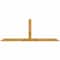 Ekena Millwork Portland Rough Sawn Timber Gable Bracket, Western Red Cedar, 84"W x 31"H x 2"D x 4"F, 9/12 Pitch GBW084X31X0204POR00RWR - alternate 1